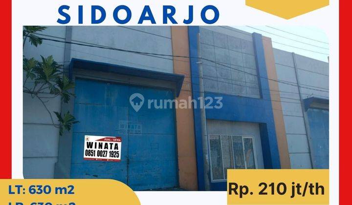 Gudang Murah Strategis Siap Pakai Sinar Buduran 3 Sidoarjo 1