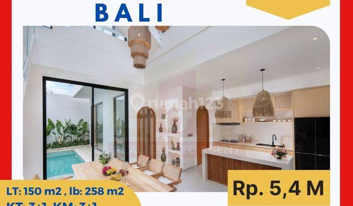 3 Storey Villa Furnished Cheap Strategic Special Balangan Beach Bali 1