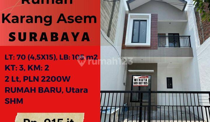 Rumah Baru 2 Lantai Di Bawah 1 M Surabaya Timur 1