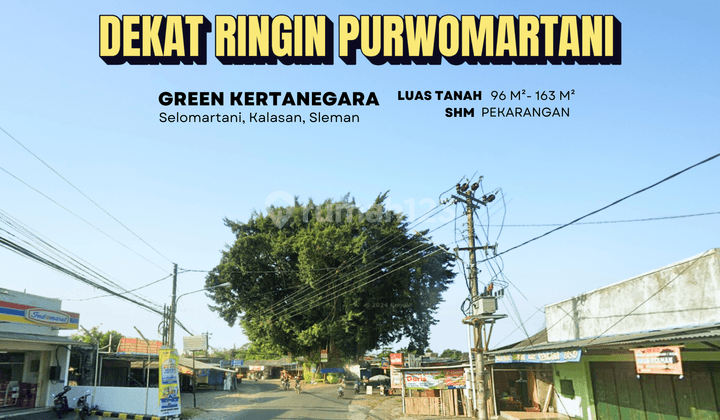 Tanah Strategis Dekat Jl Purwomartani,, 200jt an, SHM Pekarangan 1