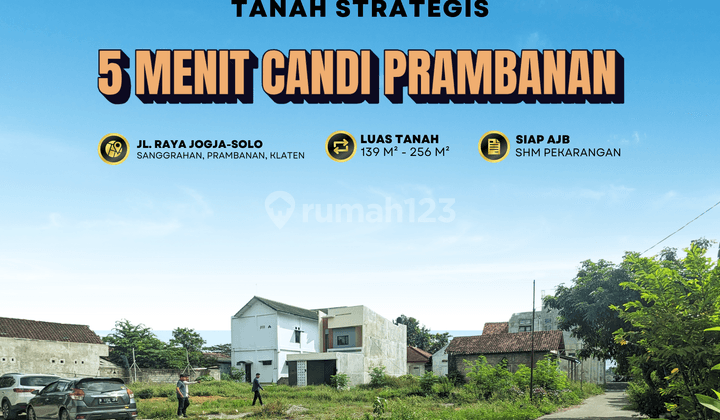 Tanah Siap Ajb Notaris, Dekat Stasirun Brambanan, Cocok Hunian 1