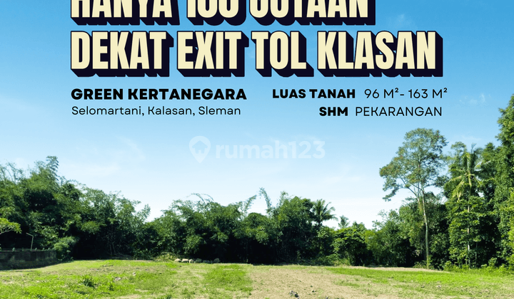 Tanah Jogja Murah, Utara Maguwo, 200jt an, Bisa Tempo 1