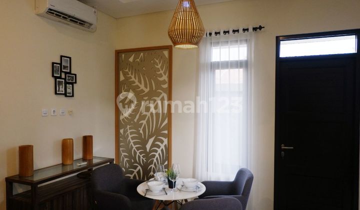 Rumah 2 Lantai Strategis Nuansa Bali dekat Stasiun LRT Cibubur 2