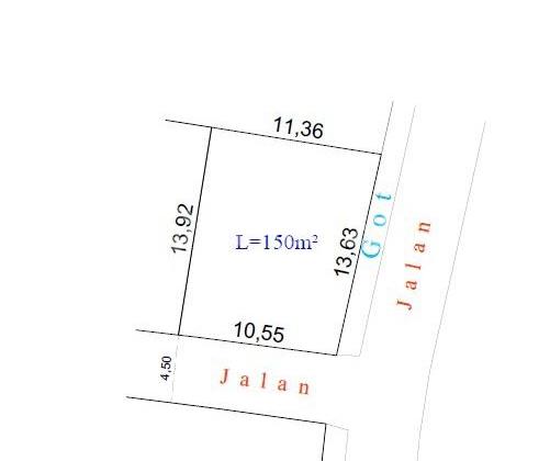 LAND FOR LEASE AT KEROBOKAN MIN. 30 YEARS TT LAND FOR LEASE AT KEROBOKAN MIN. 30 YEARS TT