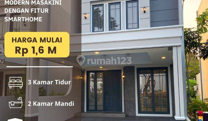 RUMAH BARU DI GRANDWISATA KOTA MANDIRI  LOKASI STRATEGIS KE TOLL 1