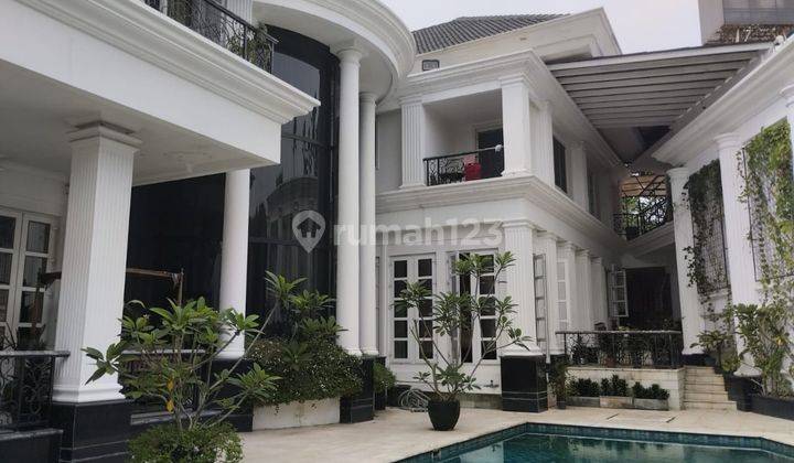 Dijual Mansion 2 Lt Mewah Besar Bagus Rapi + Full Furnished di Villa Cinere Mas, Jakarta Selatan 1