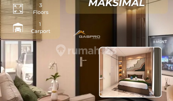 Anza Homes At Malibu Village Rumah 3Lantai Termurah di Gading Serpong 2