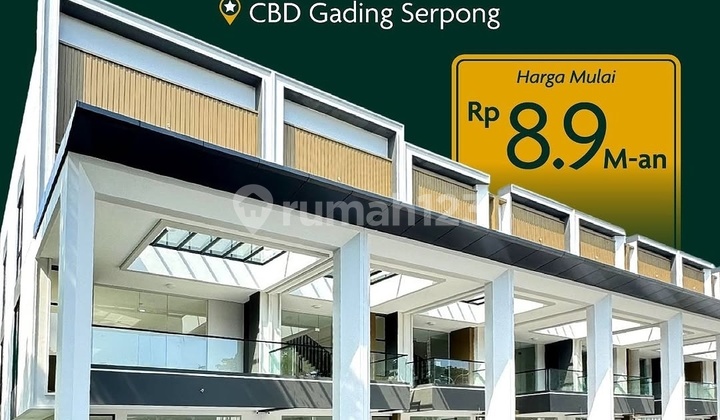 Menteng Studio Loft Gading Serpong Sudah Ready 6x20 3lantai 8man