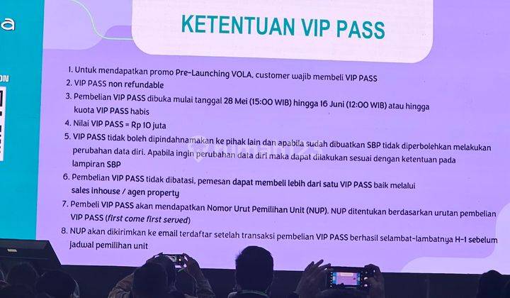 Terbaru! Cluster Vola At Sutera Rasuna 1,35m Perdana Free By Akad 2