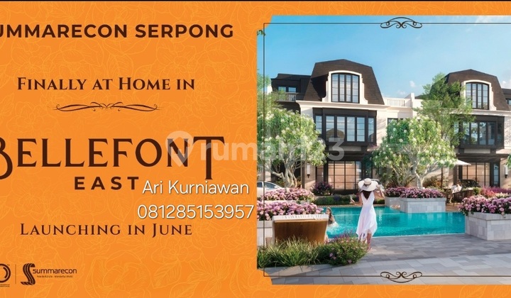 Bellefont At The Spring Latest By Summarecon Serpong 4m Booming