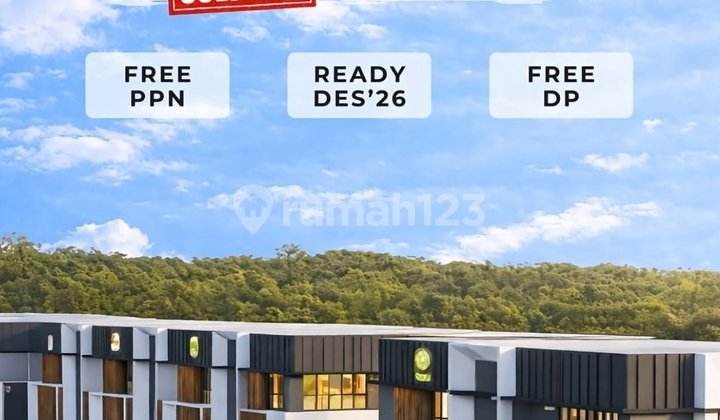 Cheapest Shop-House in BSD City Akasa Promenade By Sinarmasland 1.4 Million KPR 0% Down Payment 1