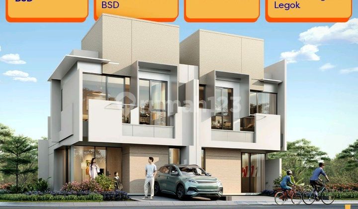 Rumah Terbaru Rb4 Di Bsd City Harga 1,5man Terlaris Lokasi Emas