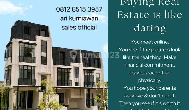 Rumah 2 lantai 1,9amn selangkah ke bandara MEROSE RESIDENCE duta garden 1