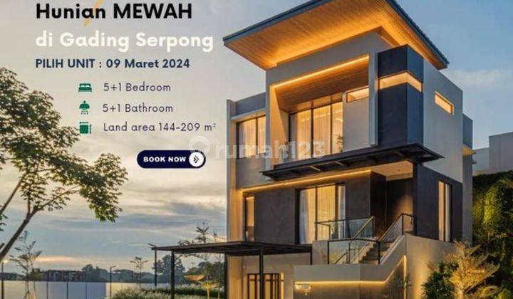 Hunian luxury 3lt Ardea heron by summarecon serpong PASTI SUKA 1