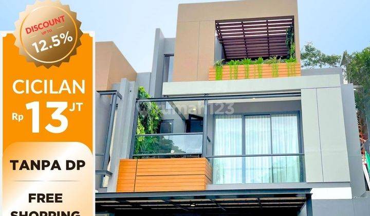 Rumah 2 lantai bsd city 4 kamar depan mall Adora primes terravia 2