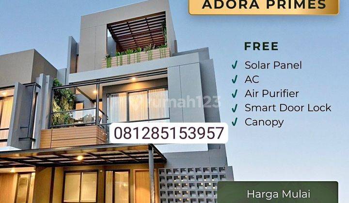 Rumah 2lantai ADORA PRIMES terravia bsd city sebranc mall & eonna 1