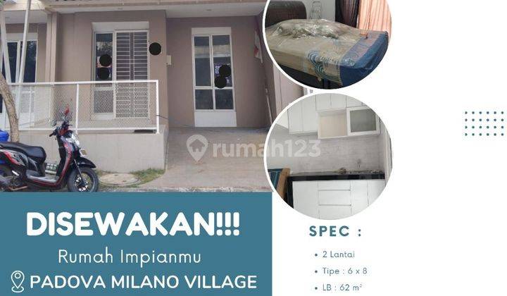 Dijual dibawah harga pasar PADOVA milano village full renov 1,2m 1