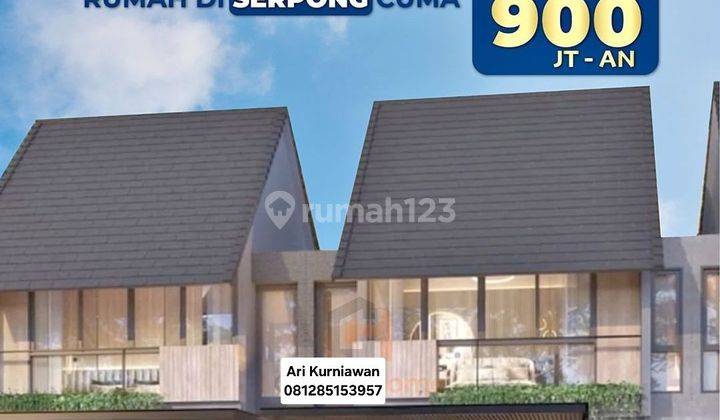 Rumah 2 lt 900jtan elaia citra garden serpong kpr dp nol terbatas 2