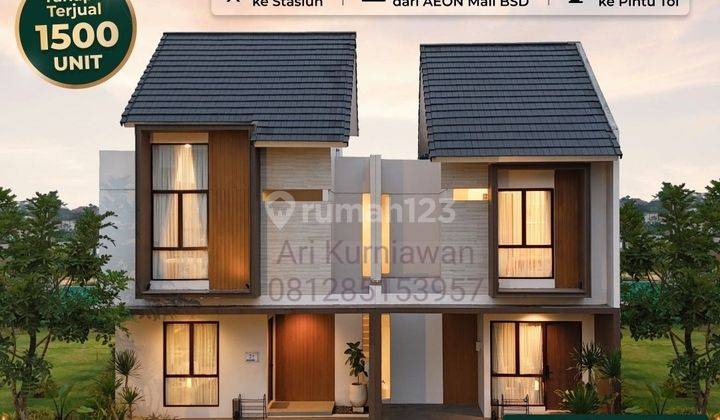 Cluster ELAIA citra garden serpong premium dpn danau & sportclub 900jt 2