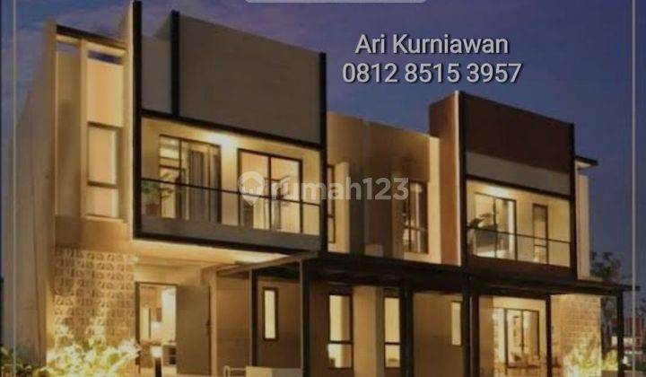 Rumah brand new CLUSTER CARSON summarecon serpong tipe terbesar 9x13,5 2