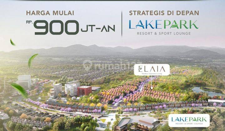 CLUSTER ELAIA Punya rumah impian view danau & depan sportclub citra garden serpong 2