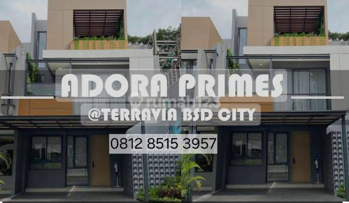 ADORA primes Terravia 2,7man rumah depan mall! Disc sd 12,5% KPR DP 0 & FREE 4 ac 1