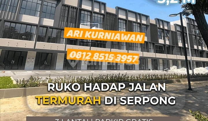 The Exquis Ruko Termurah Hadap Jalan di Bsd City - Gading Serpong