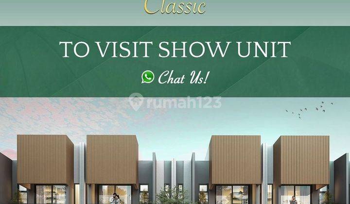 Rumah 2lt Bsd City 1 Menit Ke Tol & Mall Belova Classic Terlaris! 2