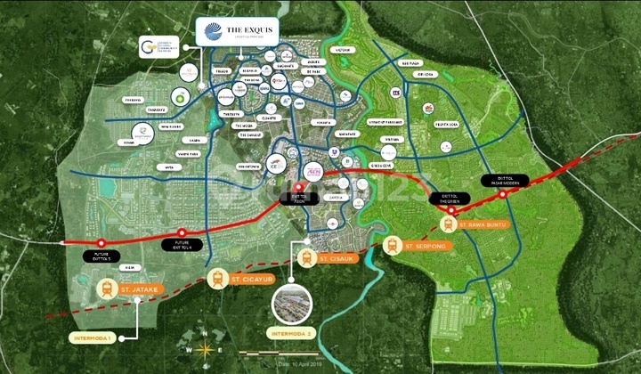 The Latest ******* Bsd City 3.2M Facing Road. Boulevard 2