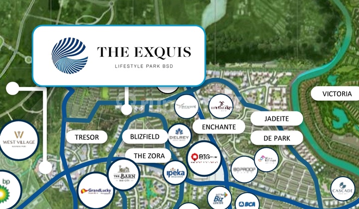 Shop House in West BSD City! The Most Lively Area XLANE Perdana 3.5m 2