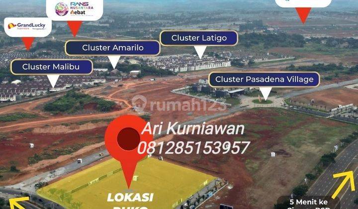 Ruko 3 Lantai PASADENA SQUARE gading Serpong pasti Ramai & Terintegrasi Bsd City