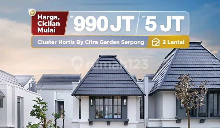 Now Launching! Phase 2 Cluster Elaia Citra Garden Serpong in front of Lakepark