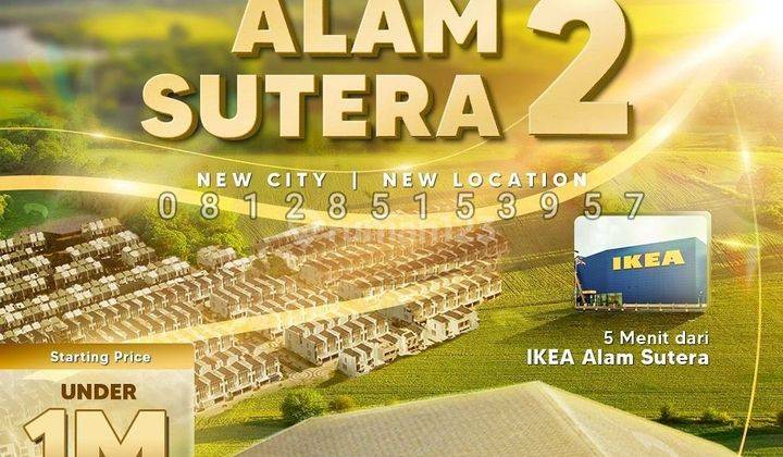 Terbaru Di Alam Sutera Hunian 2lt Under 1m Sutera Rasuna Limited 1