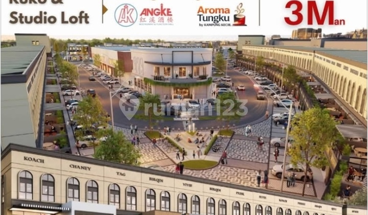 Baru! Last Phase Ruko Maggiore Signature West! 3,4Man bisa Cash 60X