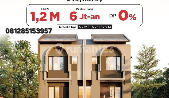 New Cluster Vyorelle At Vireya BSD City 1,2Man Cicilan Mulai 6Jutaan DP 0%