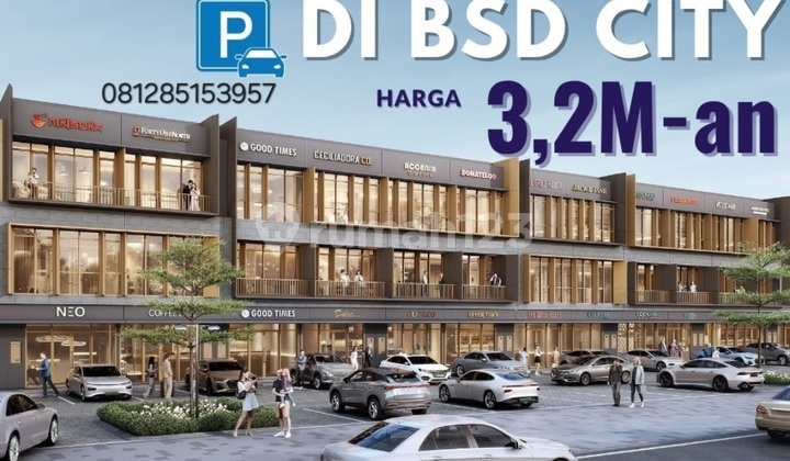 The Exquis Ruko Terbaru Di Bsd City 3,2man Pretisius Lokasi Dp 0%