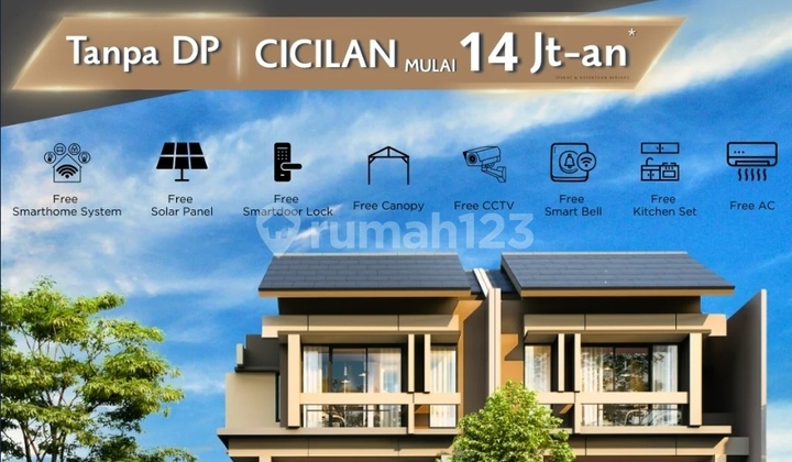 Wynyard BSD City New Type Lumi 3,1Man Free PPN Rumah Mewah Tanpa DP