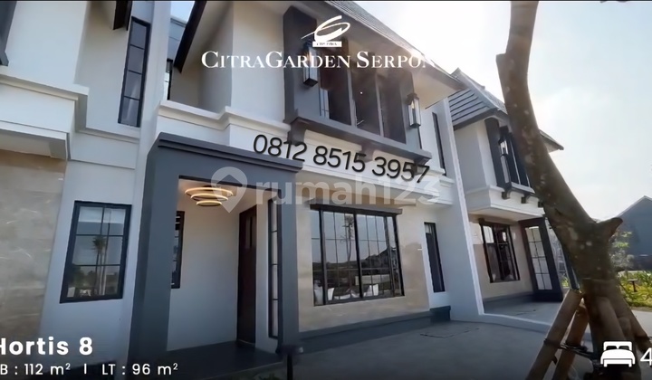 Super Hot Deal! Cluster Hortis Citra Garden Serpong Rumah Lantai Harga Perdana Pasti Naik!
