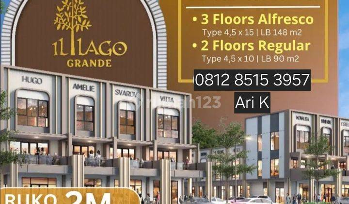 Ruko Illago Granse 2lantai Dijamin Lokasi Paling Terbaik Di Gading Serpong 2,1man