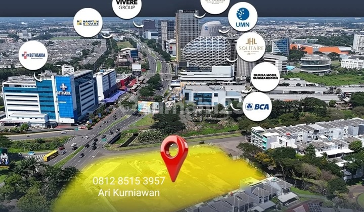 Ruko Maxim Square Gading Serpong di Apit Rs Betshaida & Gedung Perkantoran