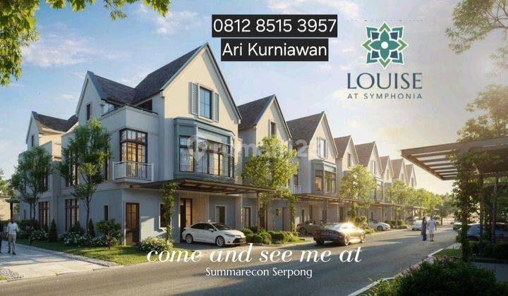 Louise Summarecon Gading Serpong 2&3lt Kpr Dp 5% Auto Approve! 2