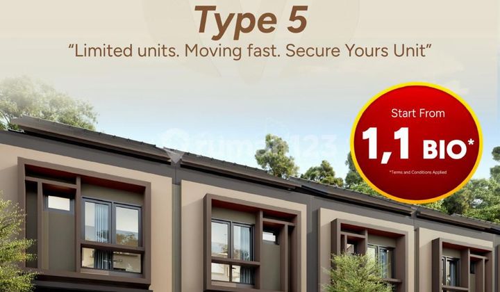 Rumah Paling Viral di Cental Bsd City Vireya Cluster Lynelle 1Man