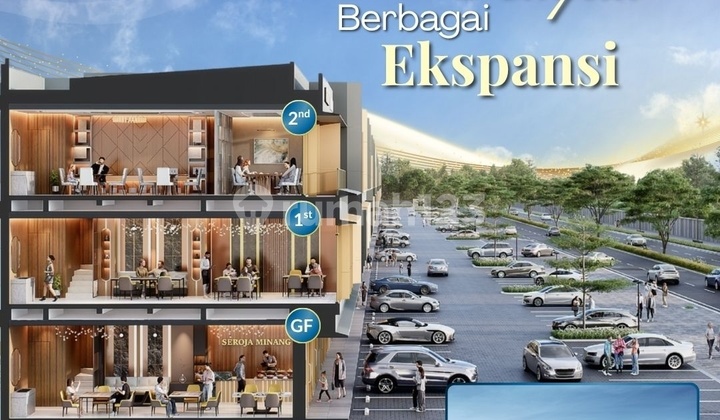 The Exquis Ruko 3 Floors Best & Prestigious in BSD City Only 3.1M 2