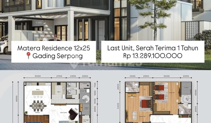 Rumah Premium & Limited Matera Signature By Paramount Land 2Lantai 2