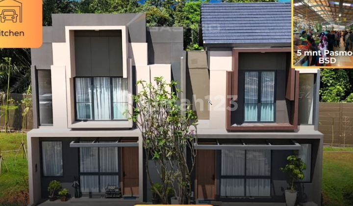 Rumah 2 Lantai SHM Bebas Banjir Strategis di Bsd City Rumah 2 Lantai SHM Bebas Banjir Strategis di Bsd City