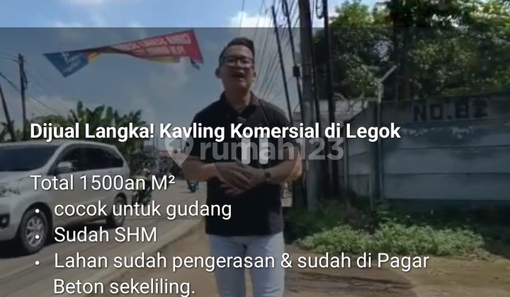 For Sale Or Rent Industrial Plot With SHM Certificate In Legok Area Approximately 6000 Sqm For Sale Or Rent Industrial Plot With SHM Certificate In Legok Area Approximately 6000 Sqm