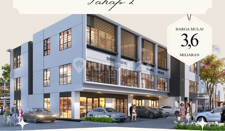 Premier! Best 3-Story Shop House for Sale Cheap at Gading Serpong Pasadena North Square 2