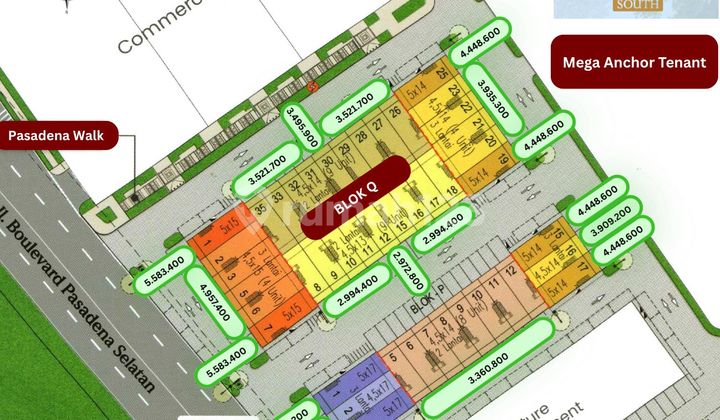 New! Shop House Fronting Pasadena Square South Garden, 2.9M Cash Installments Up to 120X 2