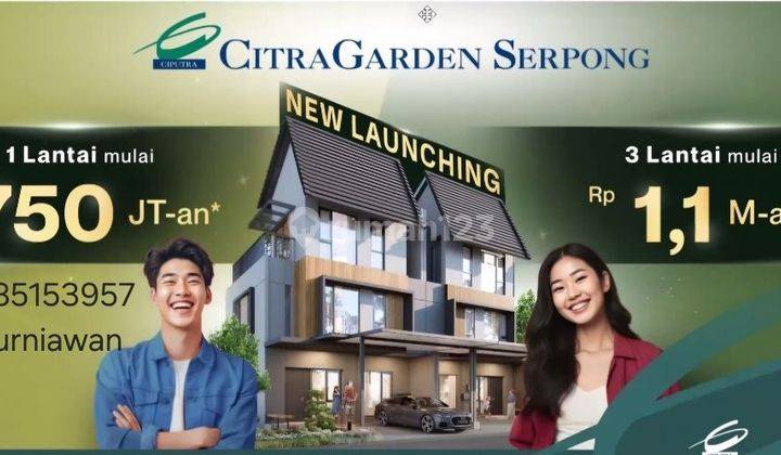 Rumah 1 Lantai Citra Garden Serpong Cluster Elaia Sangat Murah! 2