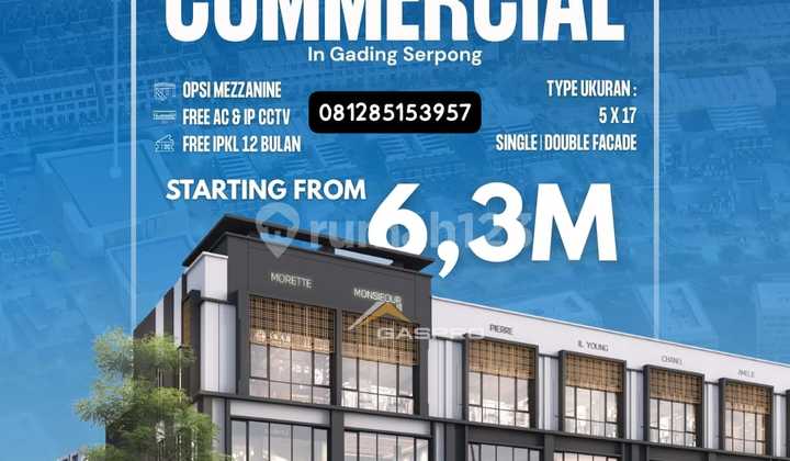 Ruko Grand Boulevard Aniva & Studio Loft Pasadena North Square 2